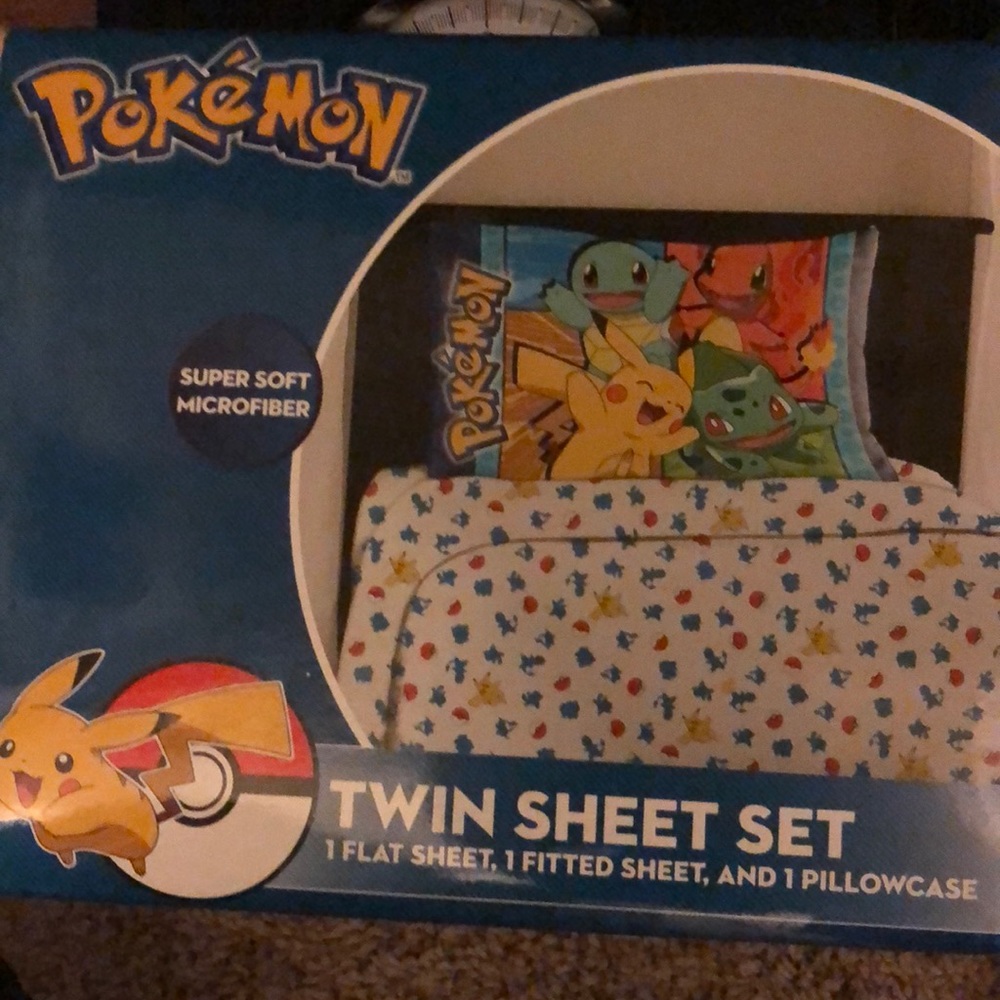 Pokémon twin sheet set!